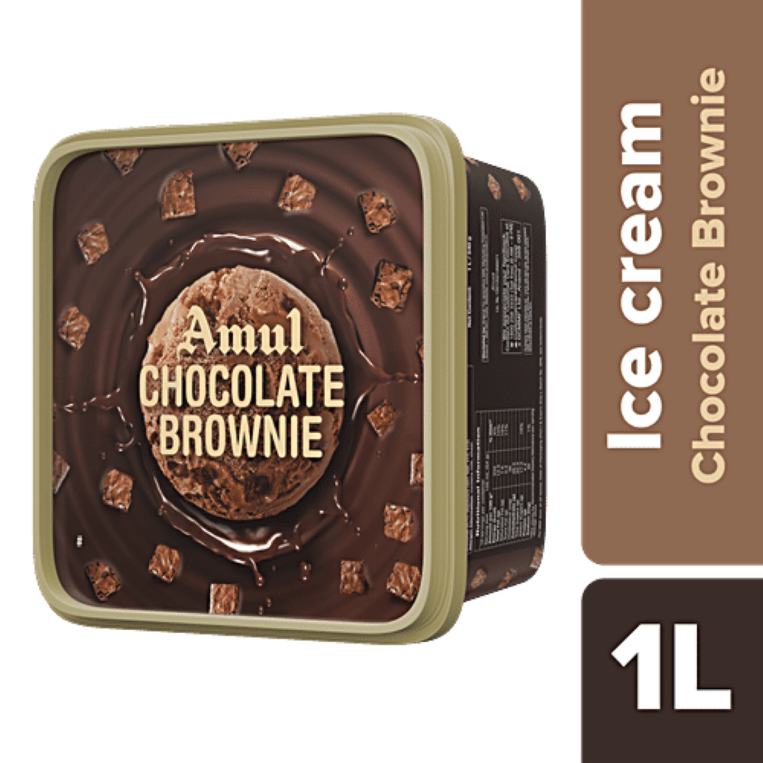 AMUL CHOCOLATE BROWNIE 1LT